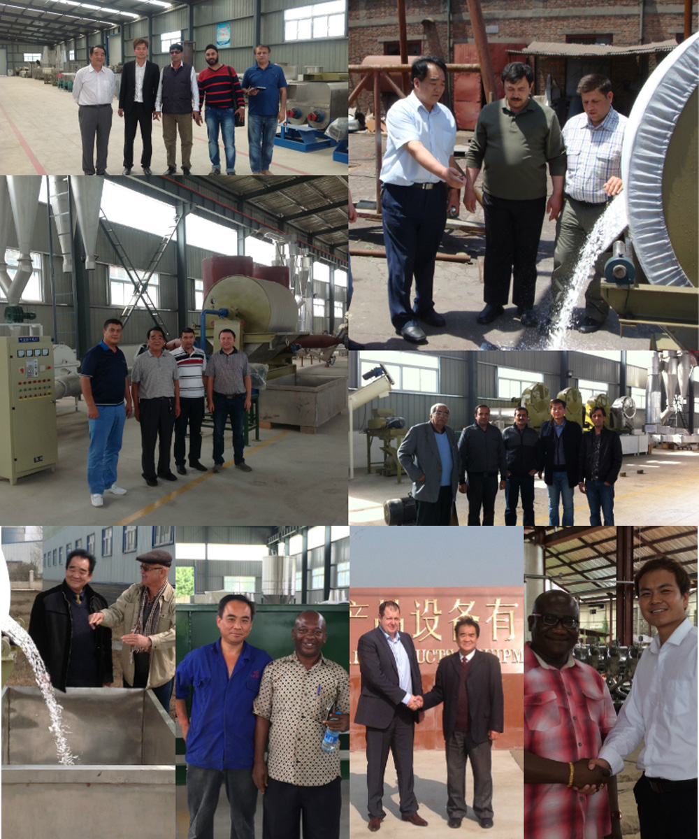 Easy Installation and Operation Starch Plant Line of Tapioca Starch Production Machine