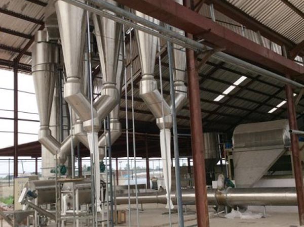 Flour starch drying machine